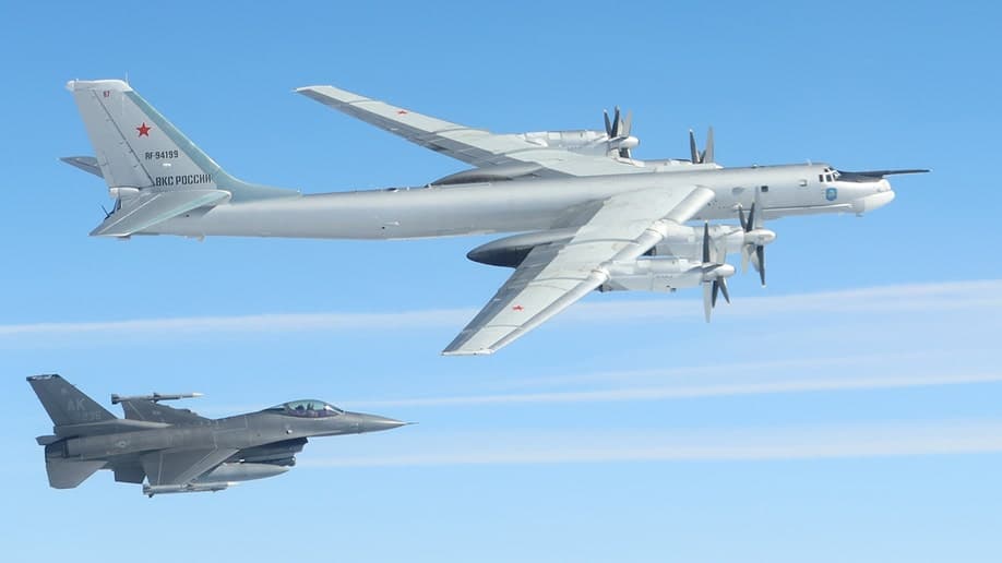 Featured image for: U.S. Fighter Jets Intercept Russian Spy Plane Four Times This Week U.S. Fighter Jets Intercept Russian Spy Plane Four Times This Week