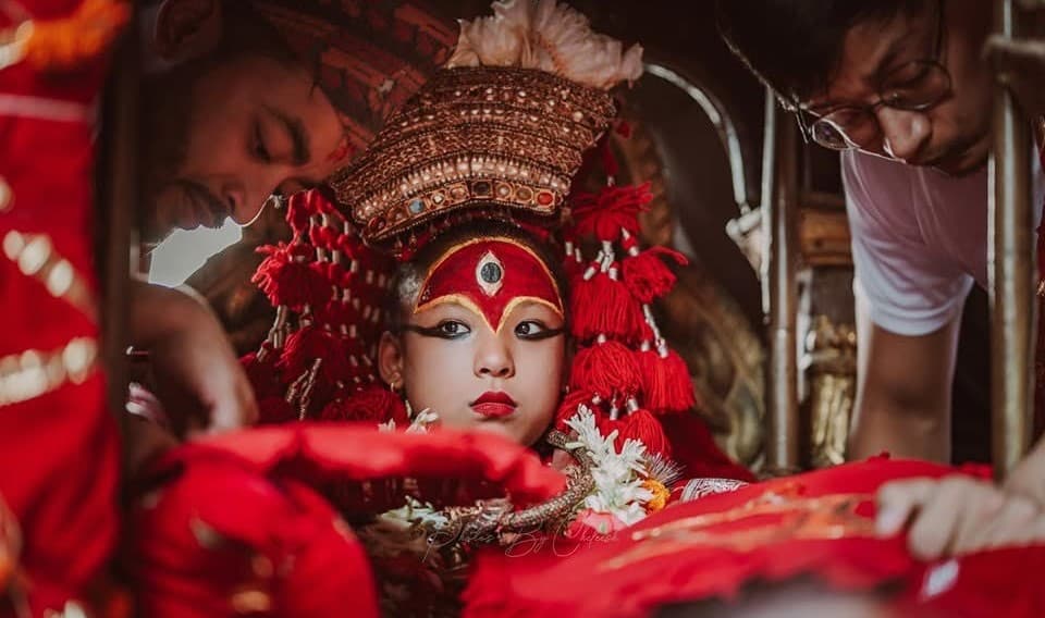 Featured image for: Aryatara Shakya named Nepal's new living virgin goddess, replacing Trishna Shakya Aryatara Shakya named Nepal's new living virgin goddess, replacing Trishna Shakya