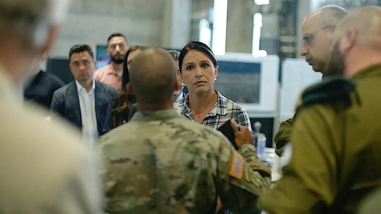 Tulsi Gabbard visits U.S. Civil-Military Coordination Center in Israel