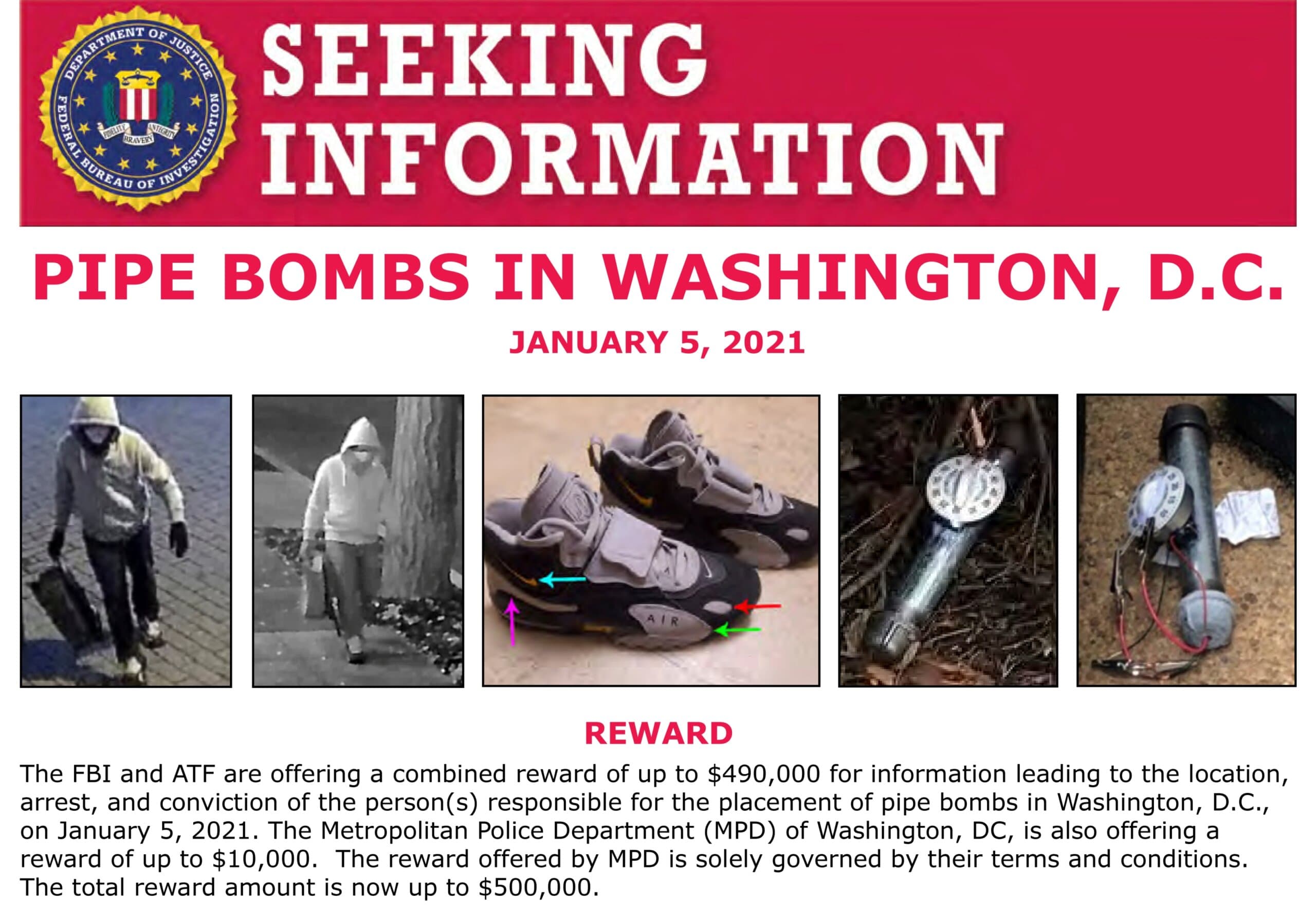 Featured image for: FBI arrests man in investigation of pipe bombs placed in DC on Jan 6 FBI arrests man in investigation of pipe bombs placed in DC on Jan 6