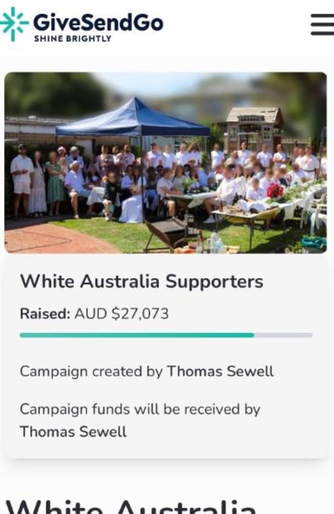 Featured image for: White Australia Launches New Fundraiser for Activists' Legal Defense White Australia Launches New Fundraiser for Activists' Legal Defense