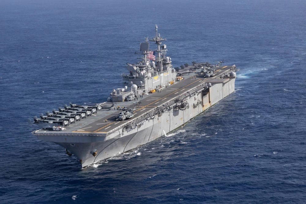 USS Tripoli enters South China Sea as Abraham Lincoln Carrier Strike Group joins U.S. 7th Fleet