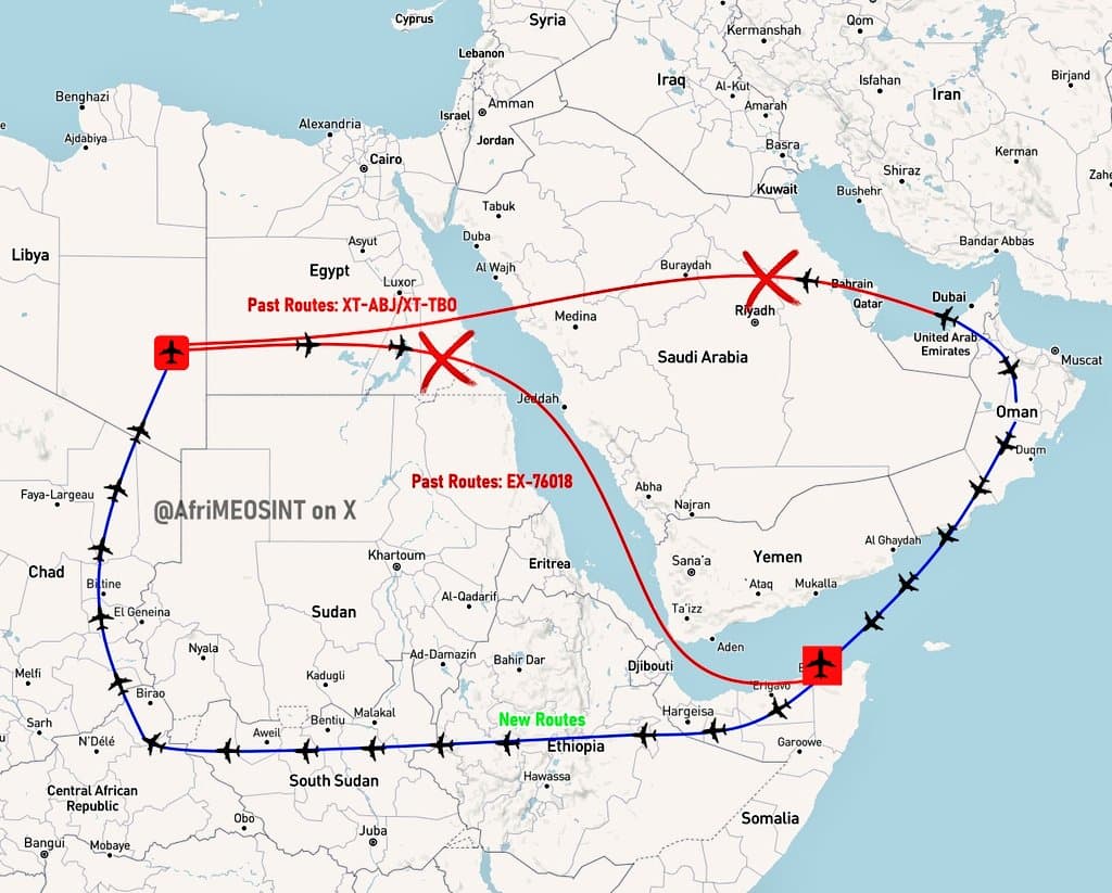 Featured image for: Last flight through KSA airspace to Eastern Libya observed on January 5 Last flight through KSA airspace to Eastern Libya observed on January 5