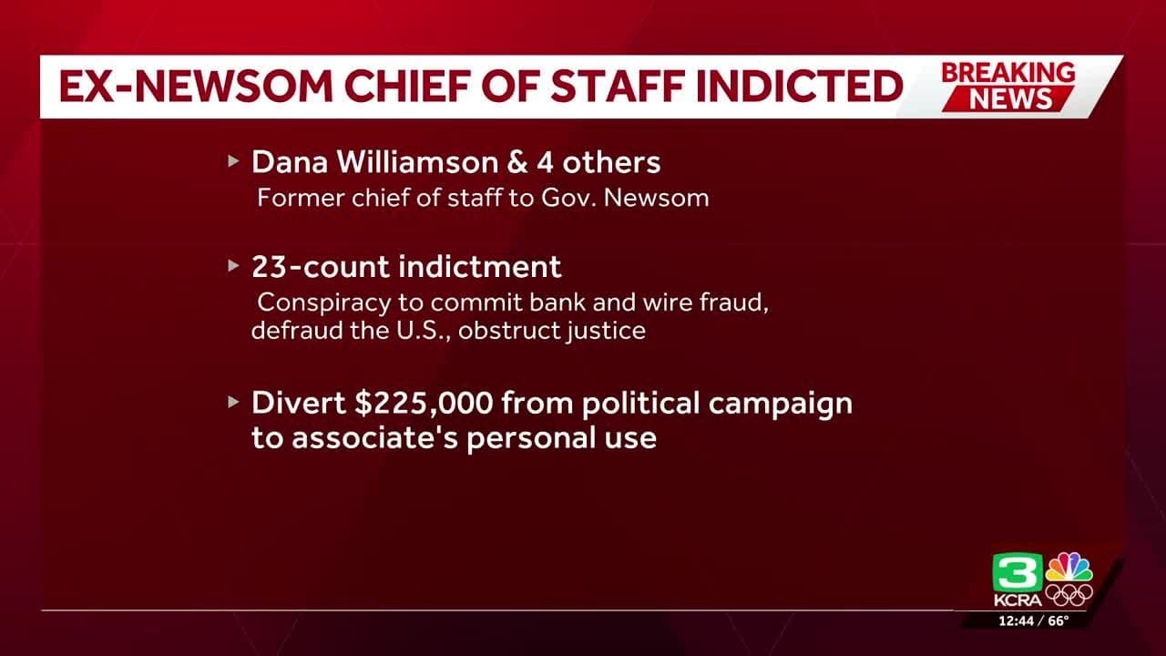 Former Gavin Newsom Chief of Staff Dana Williamson arrested for fraud