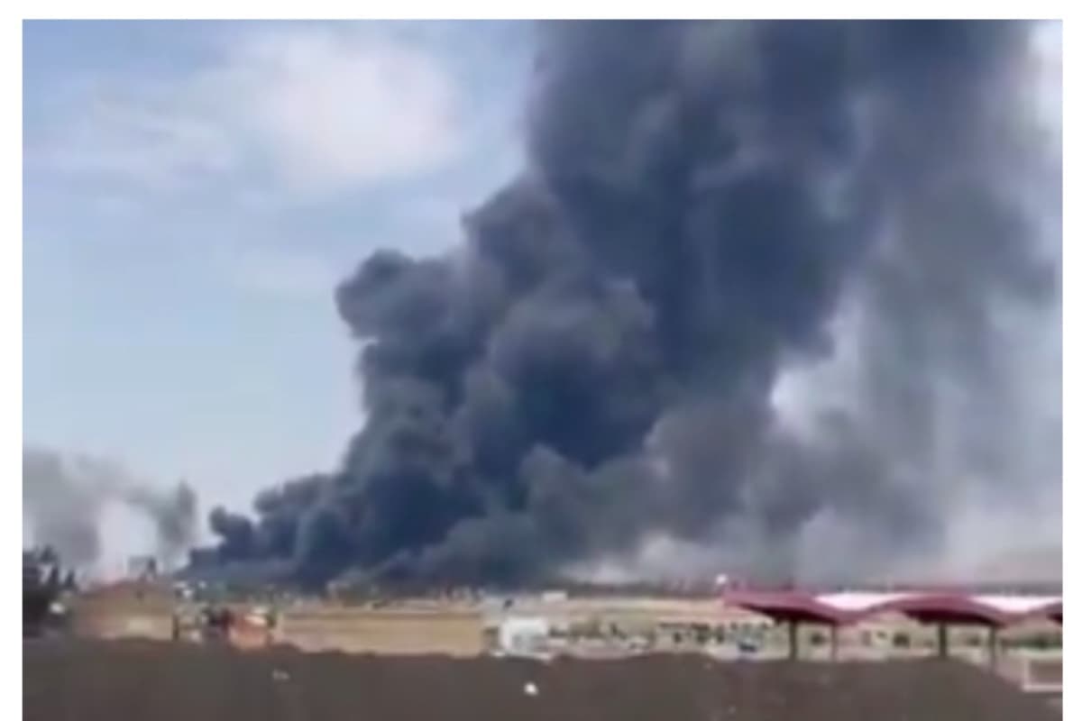 Featured image for: Breaking: Fire Erupts at Waste Processing Plant Near Tabriz Airport Breaking: Fire Erupts at Waste Processing Plant Near Tabriz Airport