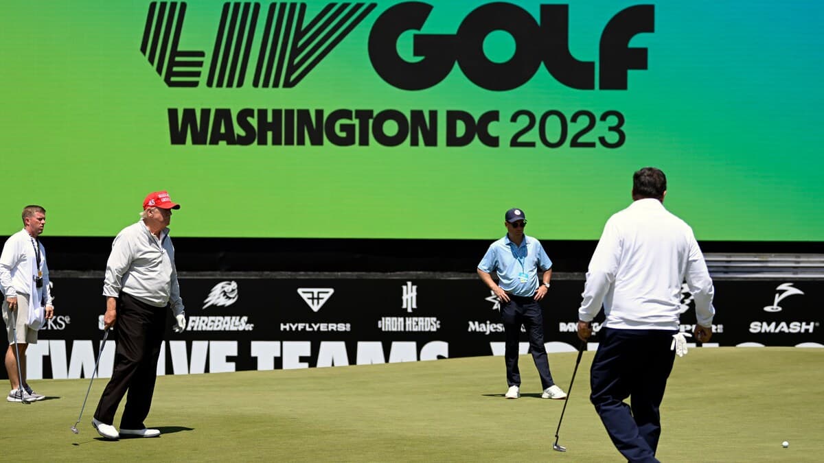 Featured image for: Trump Spends Funeral Day Golfing While Nation Mourns Political Assassination Victims Trump Spends Funeral Day Golfing While Nation Mourns Political Assassination Victims