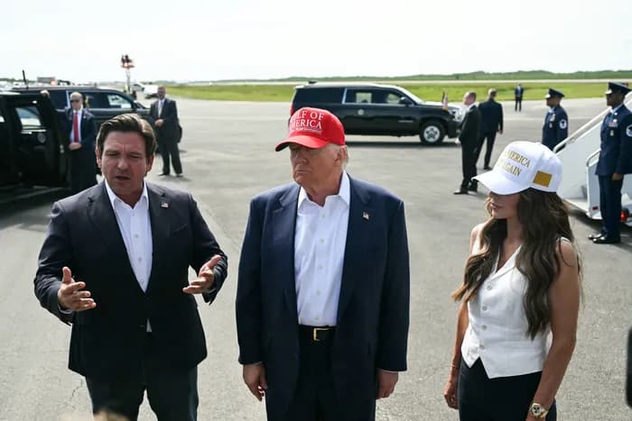 Featured image for: Trump and DeSantis Push for Rapid Deportations in ‘Alligator Alcatraz’ Detention Center Trump and DeSantis Push for Rapid Deportations in ‘Alligator Alcatraz’ Detention Center