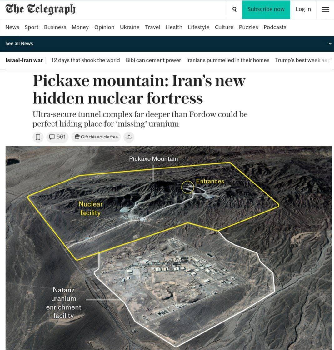 Featured image for: Iran Builds Ultra-Deep Nuclear Sites Resistant to Airstrikes Iran Builds Ultra-Deep Nuclear Sites Resistant to Airstrikes