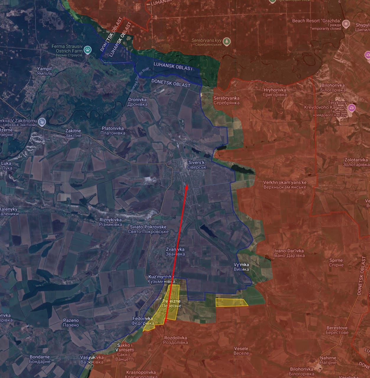 Featured image for: Russia Seizes Pereezdnoe Village, Shifting Frontline Dynamics Russia Seizes Pereezdnoe Village, Shifting Frontline Dynamics