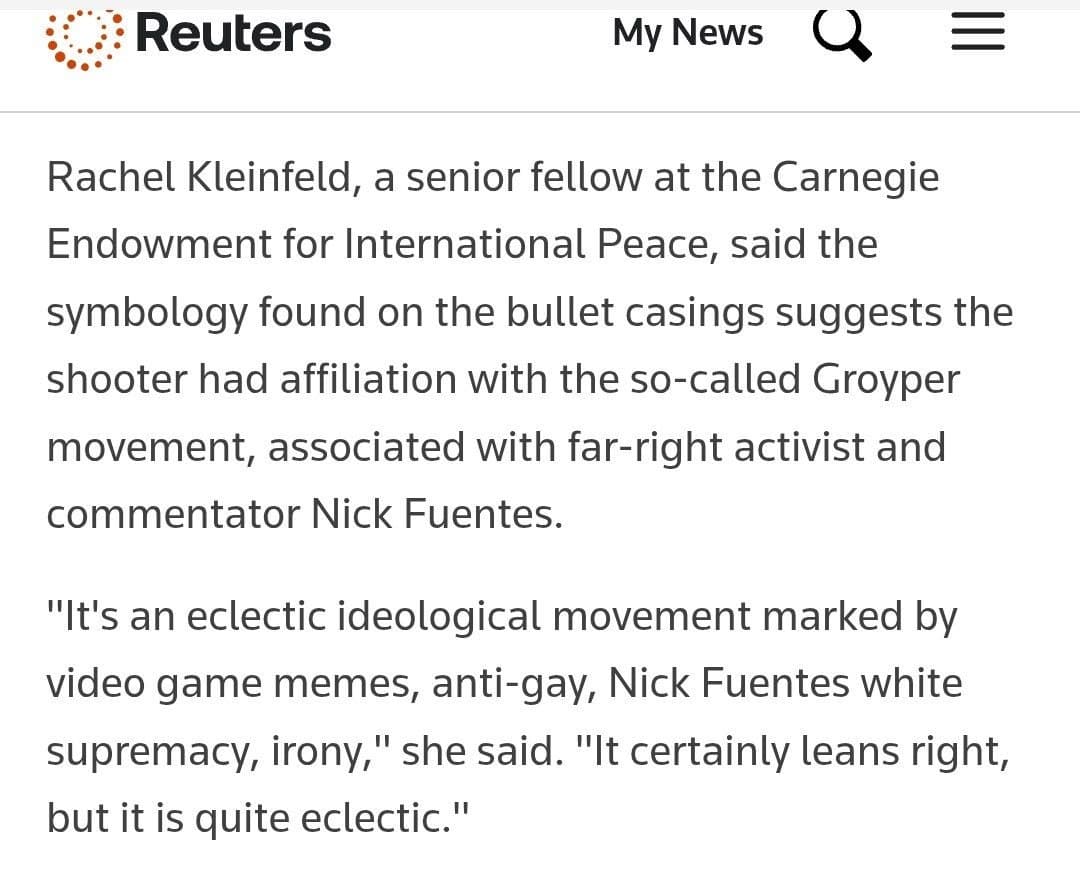 Featured image for: Conflicting Reports Emerge on Kirk Shooter’s Alleged Affiliations Conflicting Reports Emerge on Kirk Shooter’s Alleged Affiliations