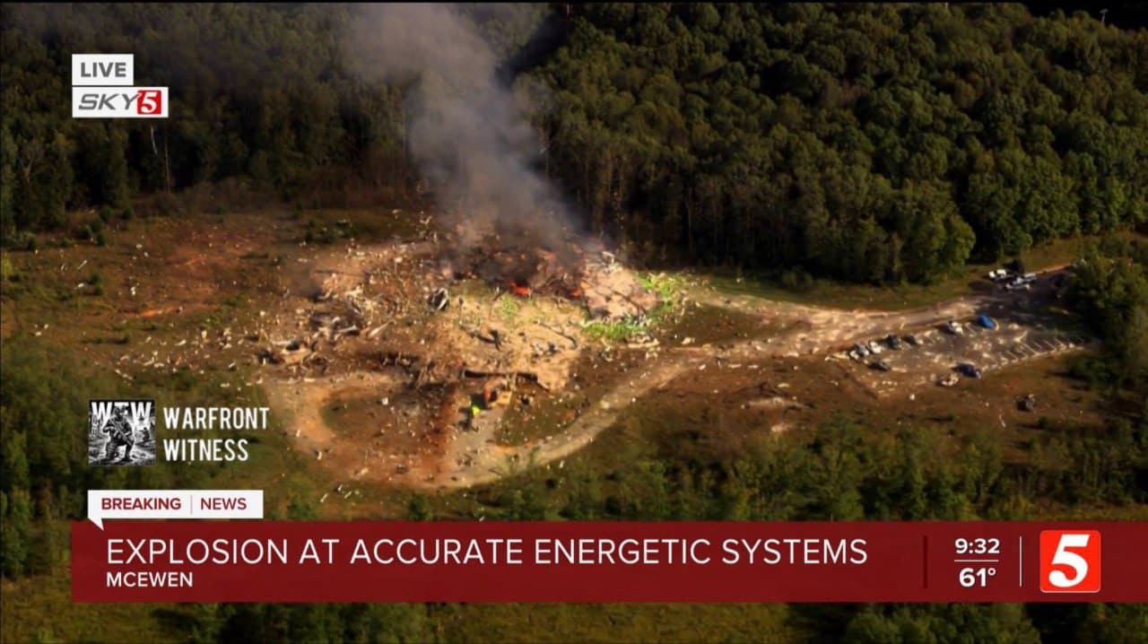 Featured image for: Explosion at Advanced Energetic Systems leaves 19 unaccounted for Explosion at Advanced Energetic Systems leaves 19 unaccounted for