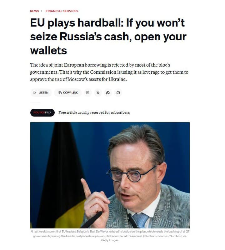 Featured image for: EU demands member states seize Russian assets to fund Ukraine's war effort EU demands member states seize Russian assets to fund Ukraine's war effort