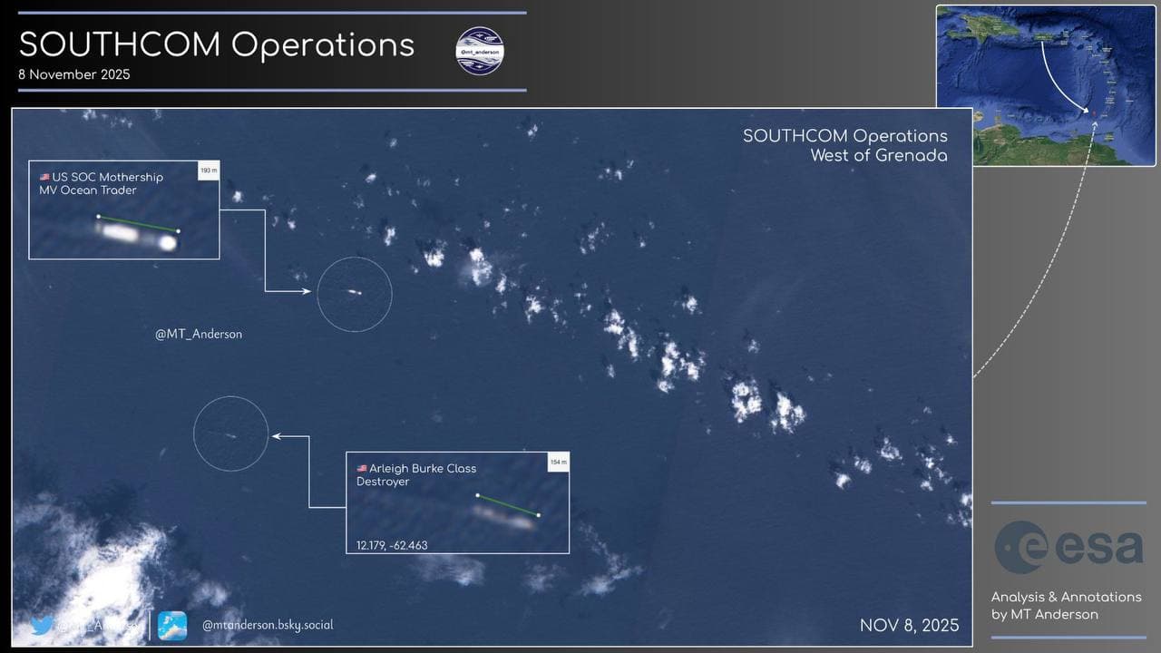 MV Ocean Trader Returns to Southern Caribbean Near Venezuela