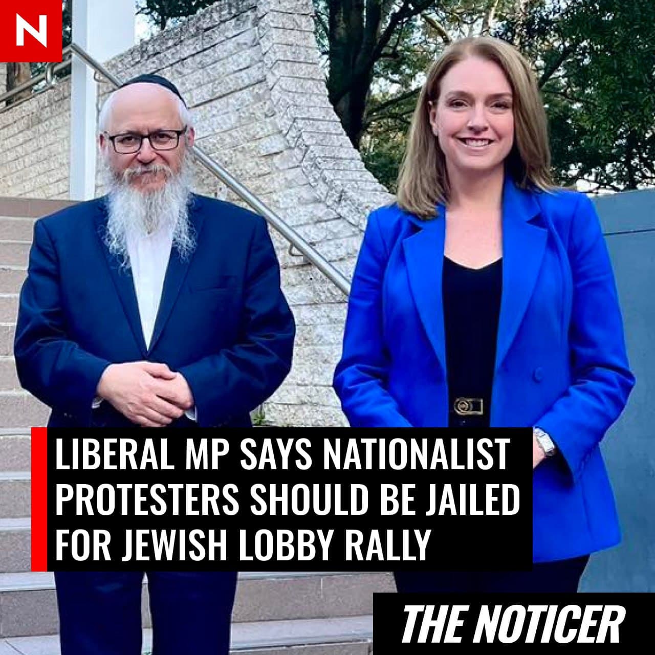 Liberal MP calls for jail time for 70 National Socialist Network protesters