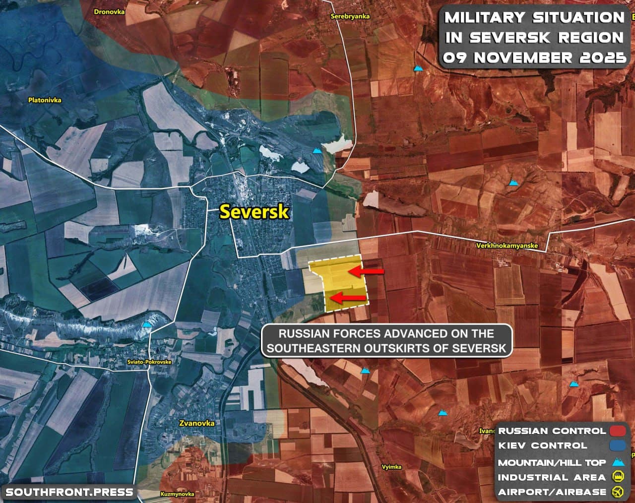 SouthFront reports on military situation in Ukraine on November 9, 2025