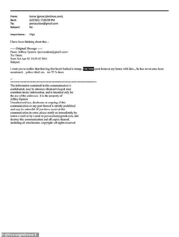 Emails reveal Jeffrey Epstein discussed blackmailing Trump in 2015