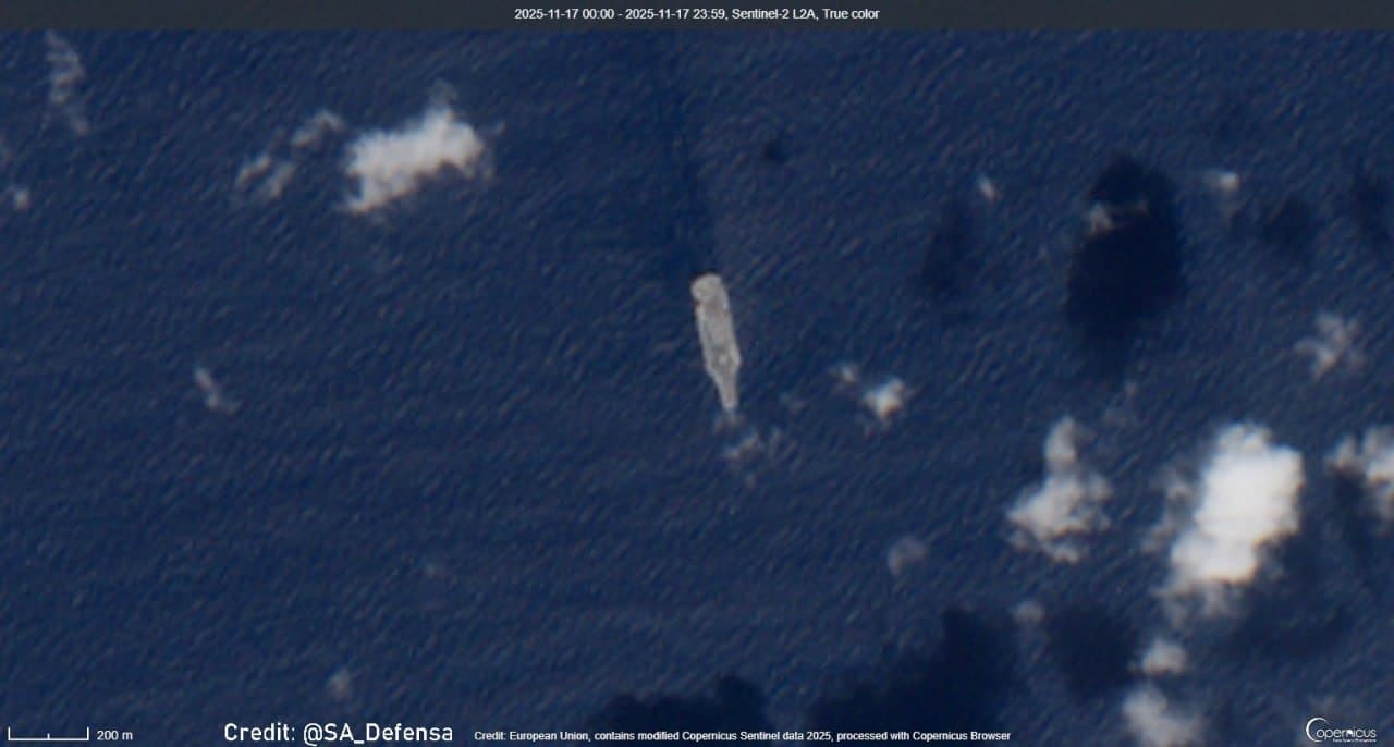 USS Gerald R. Ford spotted 150 miles southwest of Ponce, Puerto Rico