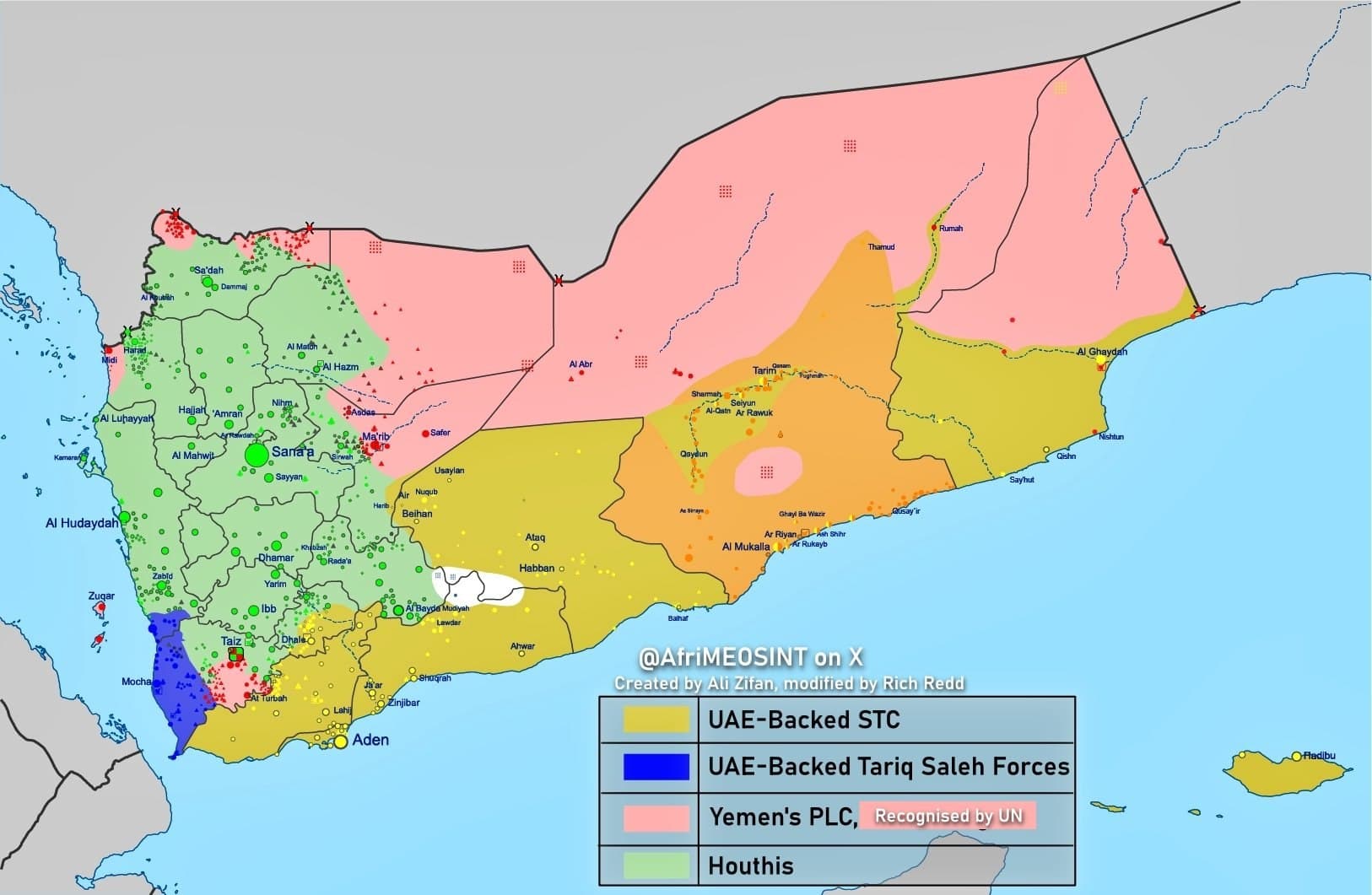 UAE-backed STC militias seize key areas in Mahra and Hadramawt