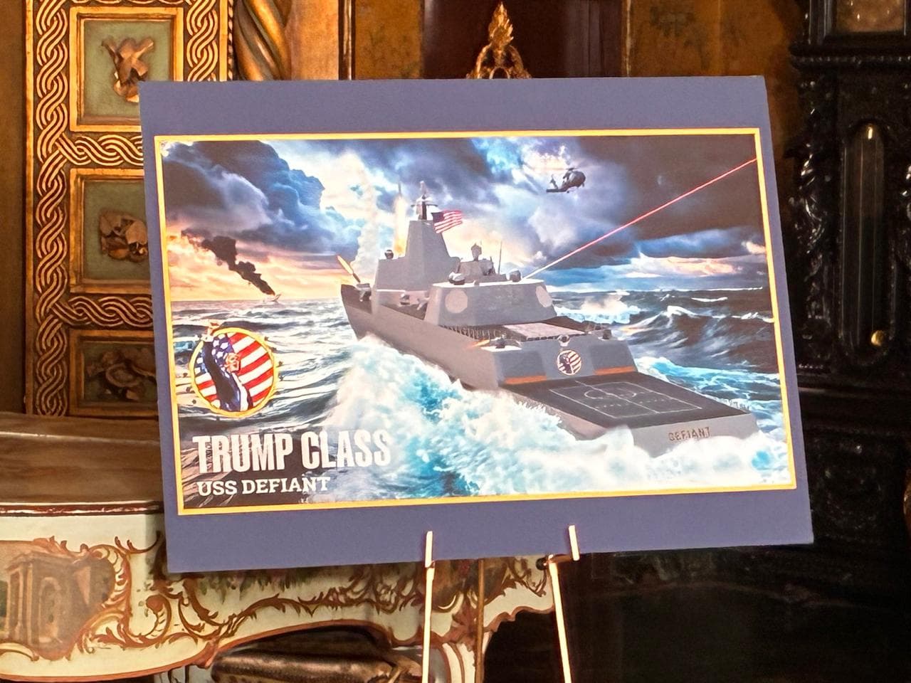 Featured image for: President Trump to announce new 'Trump Class' Navy ships at Mar-a-Lago President Trump to announce new 'Trump Class' Navy ships at Mar-a-Lago