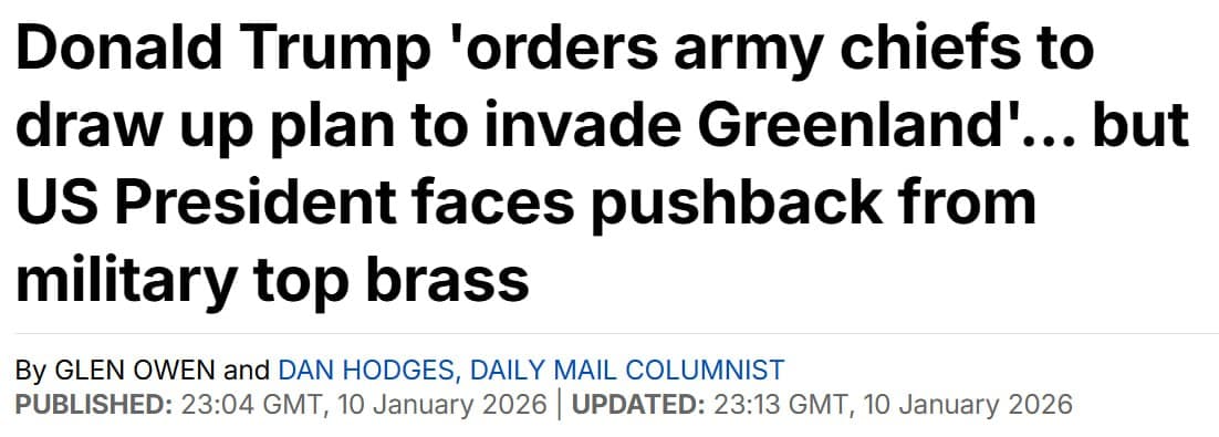 Featured image for: Trump asks special forces to draft invasion plans for Greenland Trump asks special forces to draft invasion plans for Greenland