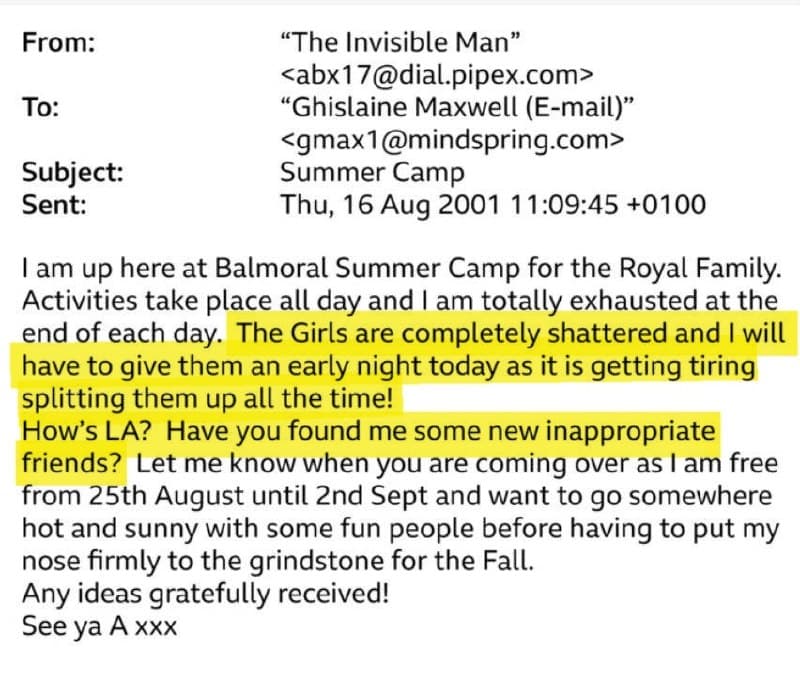 Featured image for: Prince Andrew allegedly asked Ghislaine Maxwell about new friends to traffic children Prince Andrew allegedly asked Ghislaine Maxwell about new friends to traffic children