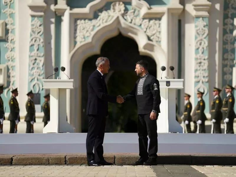 Featured image for: PM Mark Carney Pledges Continued Support for Ukraine in Kyiv PM Mark Carney Pledges Continued Support for Ukraine in Kyiv