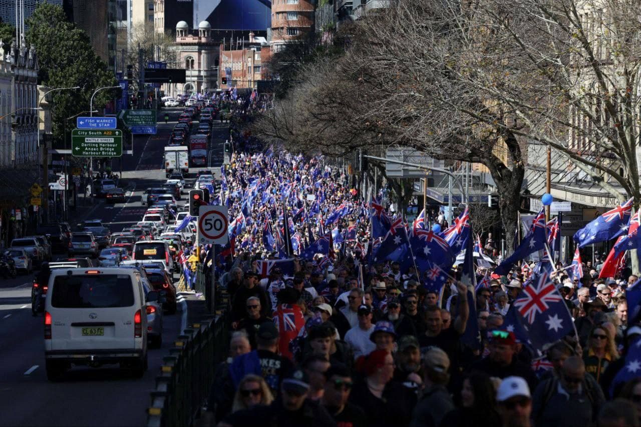Featured image for: Tens of Thousands March Across Australia Demanding Immigration Reform Tens of Thousands March Across Australia Demanding Immigration Reform