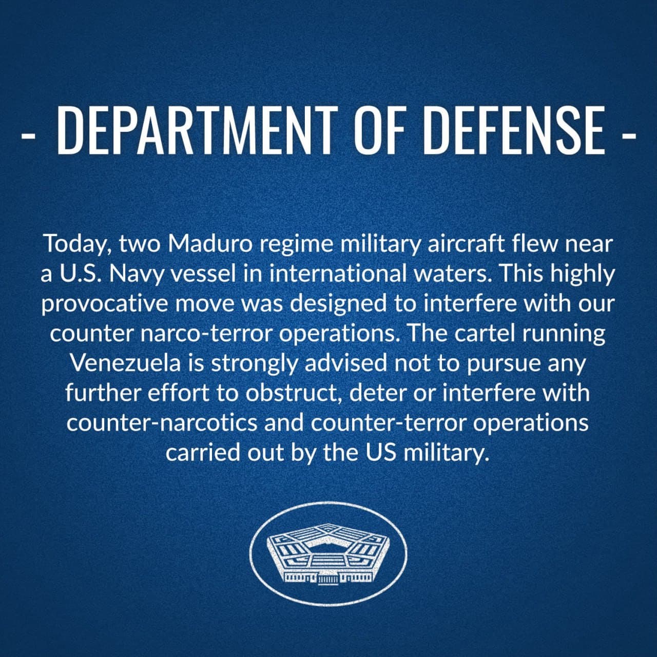 Featured image for: Venezuela's Military Provokes U.S. Navy During Anti-Drug Operations Venezuela's Military Provokes U.S. Navy During Anti-Drug Operations