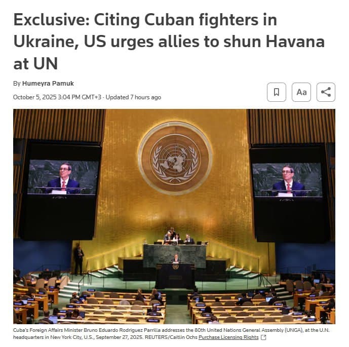 Featured image for: US Accuses Cuba of Supporting Russia in Ukraine, Urges Allies Against UN Resolution US Accuses Cuba of Supporting Russia in Ukraine, Urges Allies Against UN Resolution