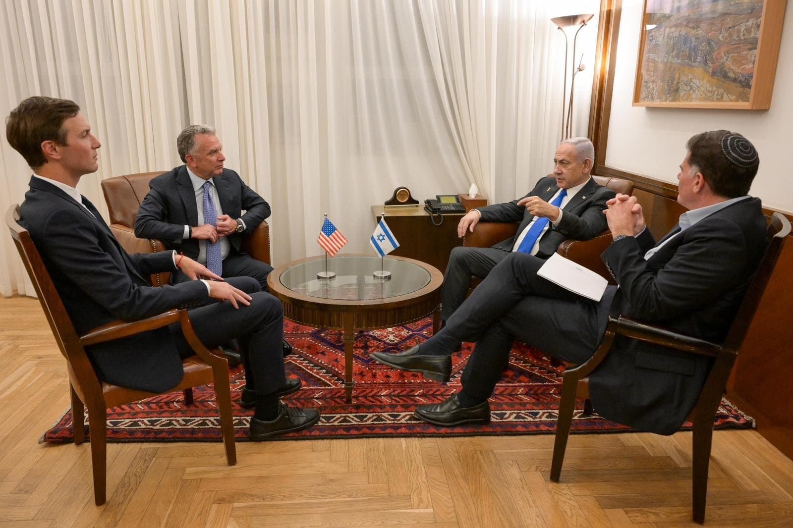 Featured image for: Israeli PM Benjamin Netanyahu meets with Trump envoy Steve Witkoff and Jared Kushner Israeli PM Benjamin Netanyahu meets with Trump envoy Steve Witkoff and Jared Kushner