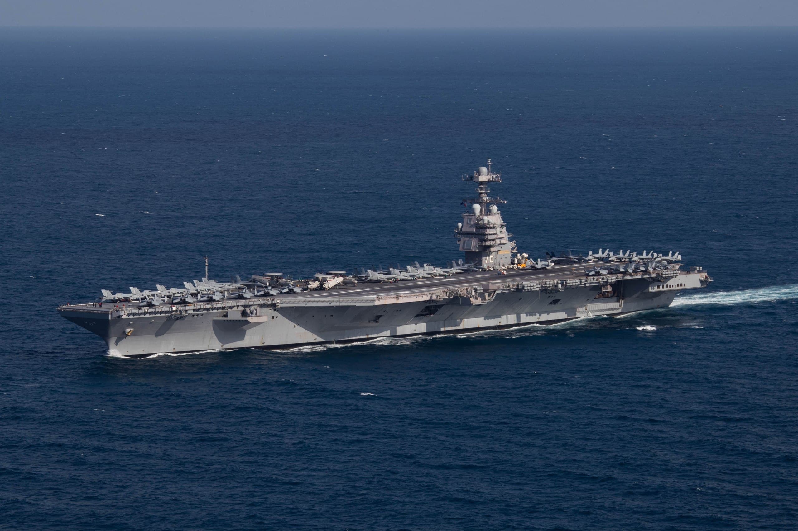 USS Gerald R. Ford Carrier Strike Group enters Caribbean Sea