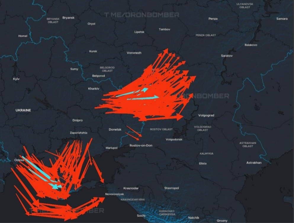 Ukraine launches massive UAV drone attack on Russia and Crimea