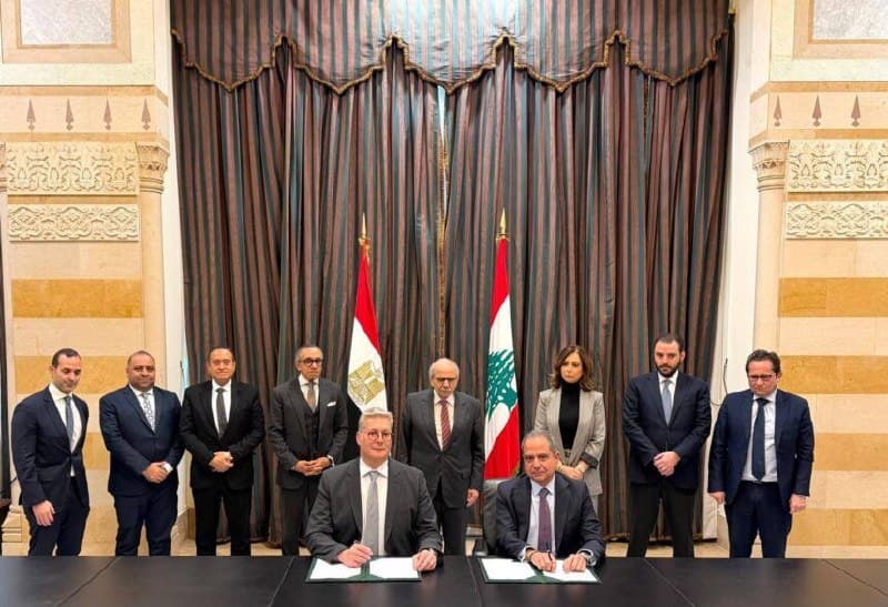 Featured image for: Egypt and Lebanon sign deal to supply gas to Deir Ammar power plant Egypt and Lebanon sign deal to supply gas to Deir Ammar power plant