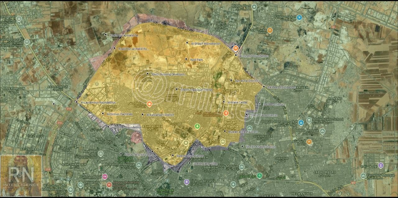 Featured image for: Syrian government declares Sheikh Maqsoud and al-Ashrafiyeh closed military zones Syrian government declares Sheikh Maqsoud and al-Ashrafiyeh closed military zones