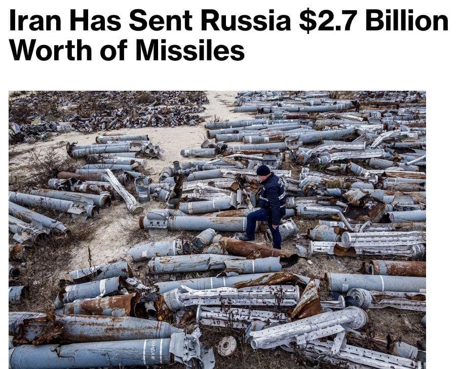 Featured image for: Iran supplies Russia with nearly $3 billion in missiles since October 2021 Iran supplies Russia with nearly $3 billion in missiles since October 2021