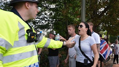 Image for Protests Erupt Across UK Over Government's Asylum Policies