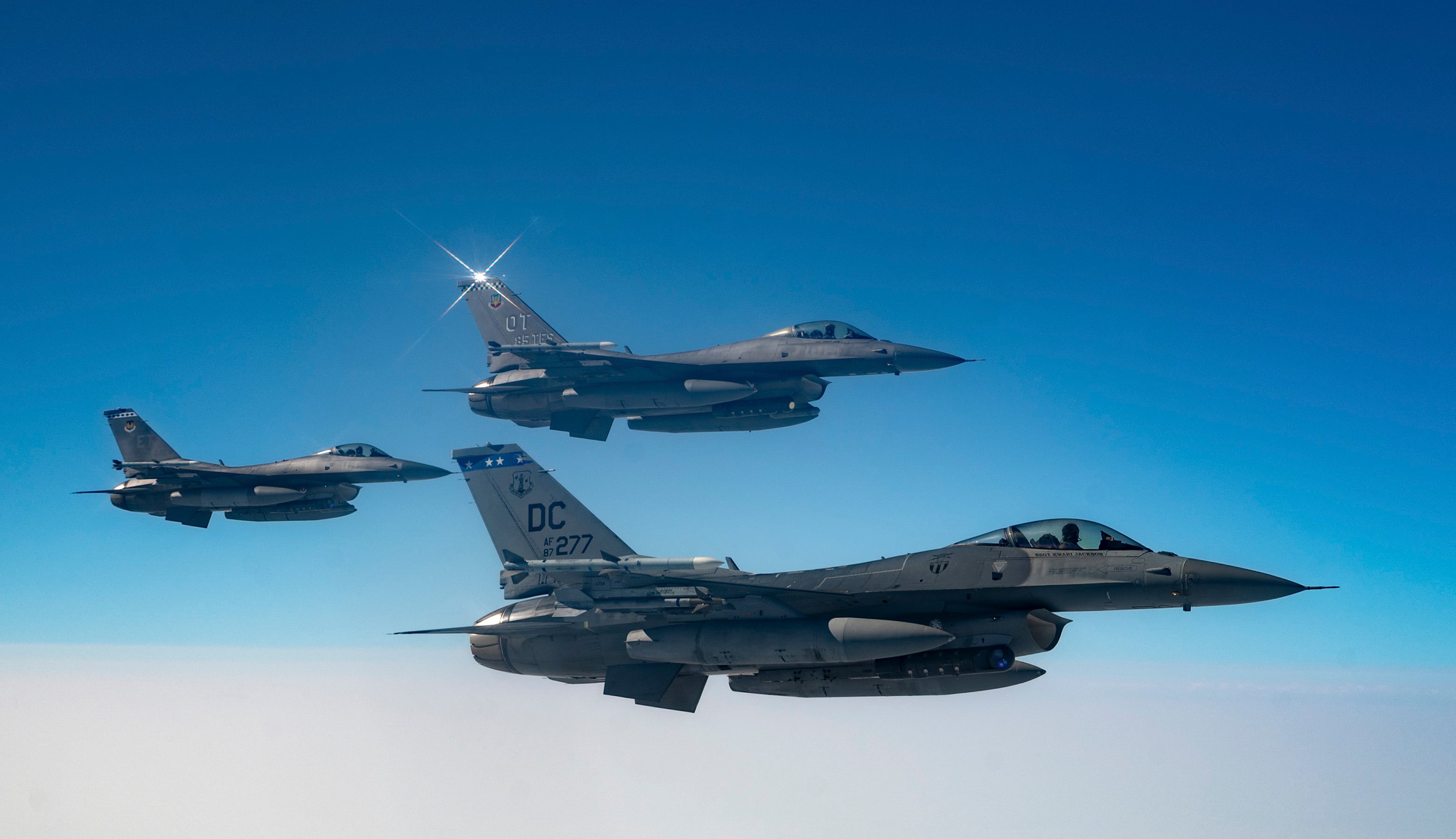 F-16s Intercept Russian Aircraft Again Over Alaskan Airspace