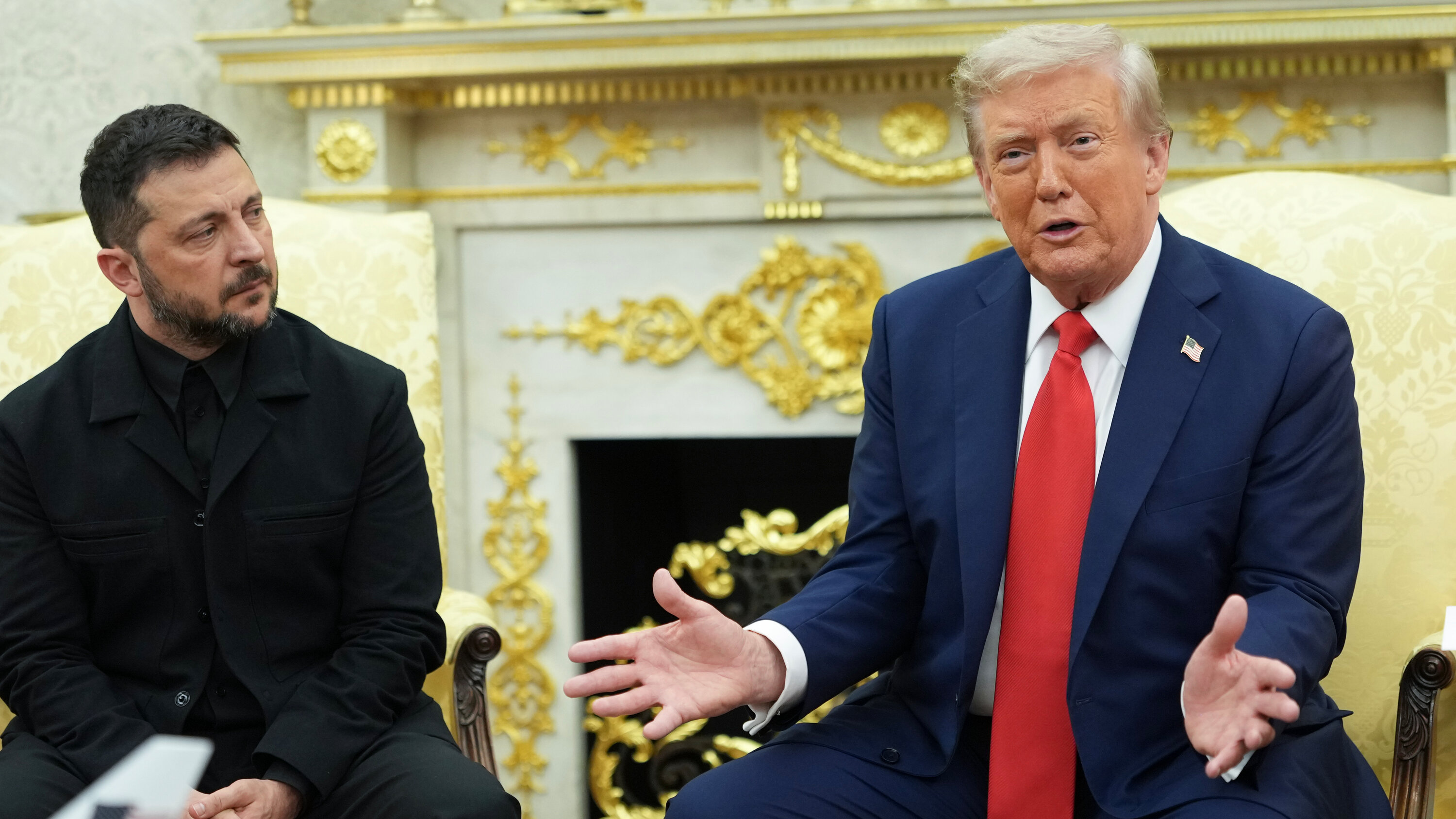 Image for Trump Pledges Air and Intelligence Aid to Ukraine's Postwar Forces