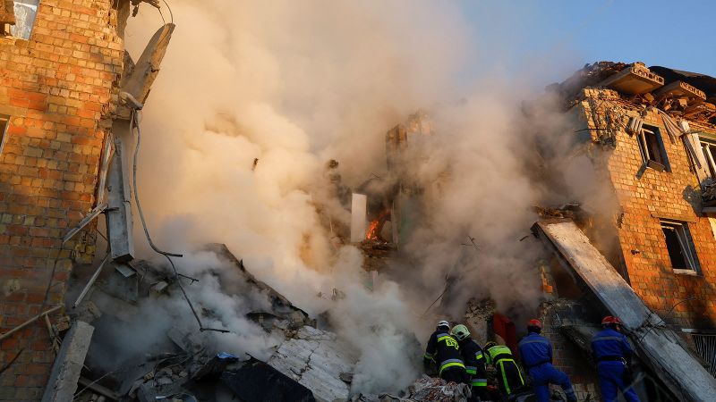 Image for Russian Strike on Kyiv Kills 15, Targets EU and UK Offices