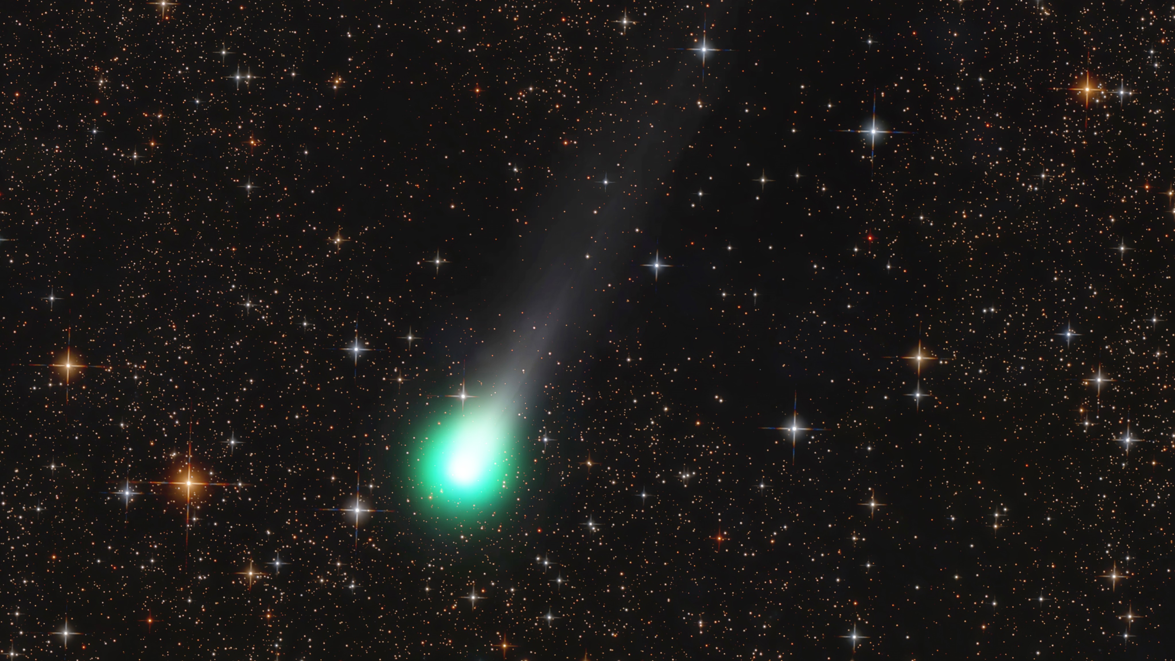 Image for Orionid meteor shower and comet C/2025 A6 visible tonight