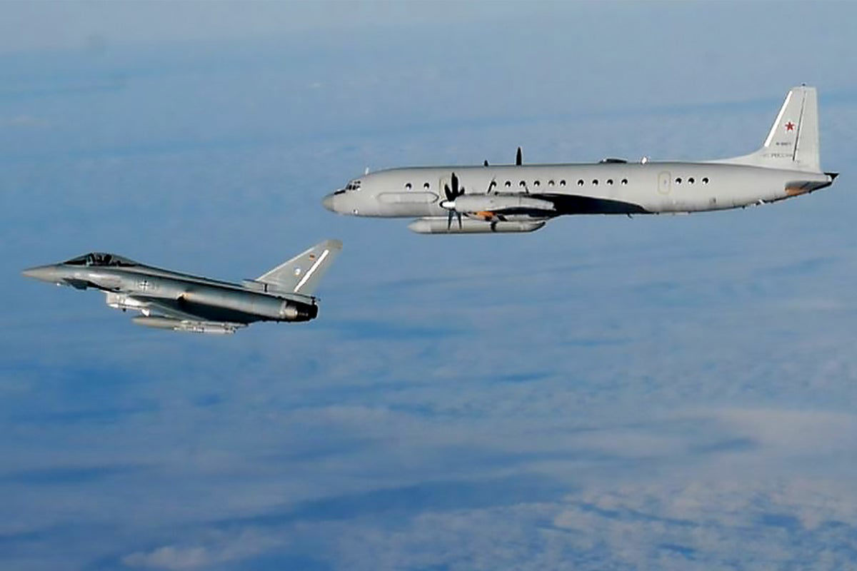 Image for Two Polish fighter jets intercept Russian Il-20 spy plane over Baltic Sea