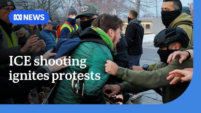 Image for Protests erupt across U.S. after fatal shooting of Renee Good by ICE officer