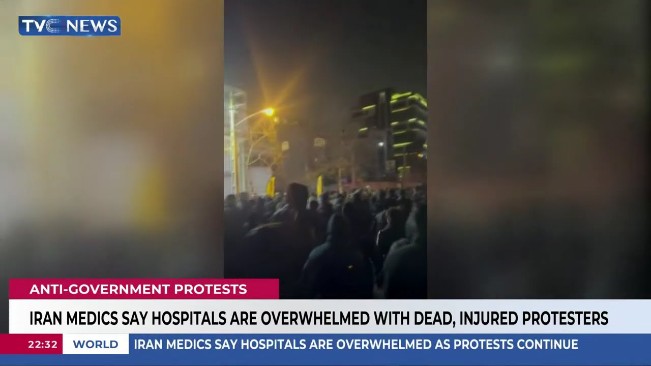Image for Iran medics report hospitals overwhelmed with dead and injured protesters