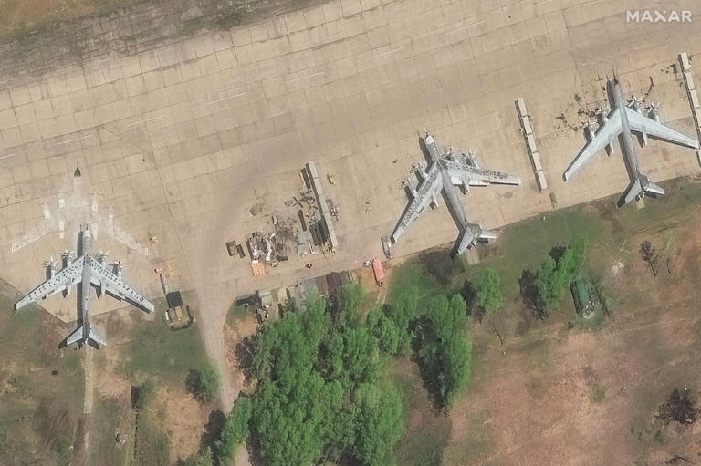 Ukrainian Drone Strike Targets Vital Railway Substation in Russia, Igniting Fire