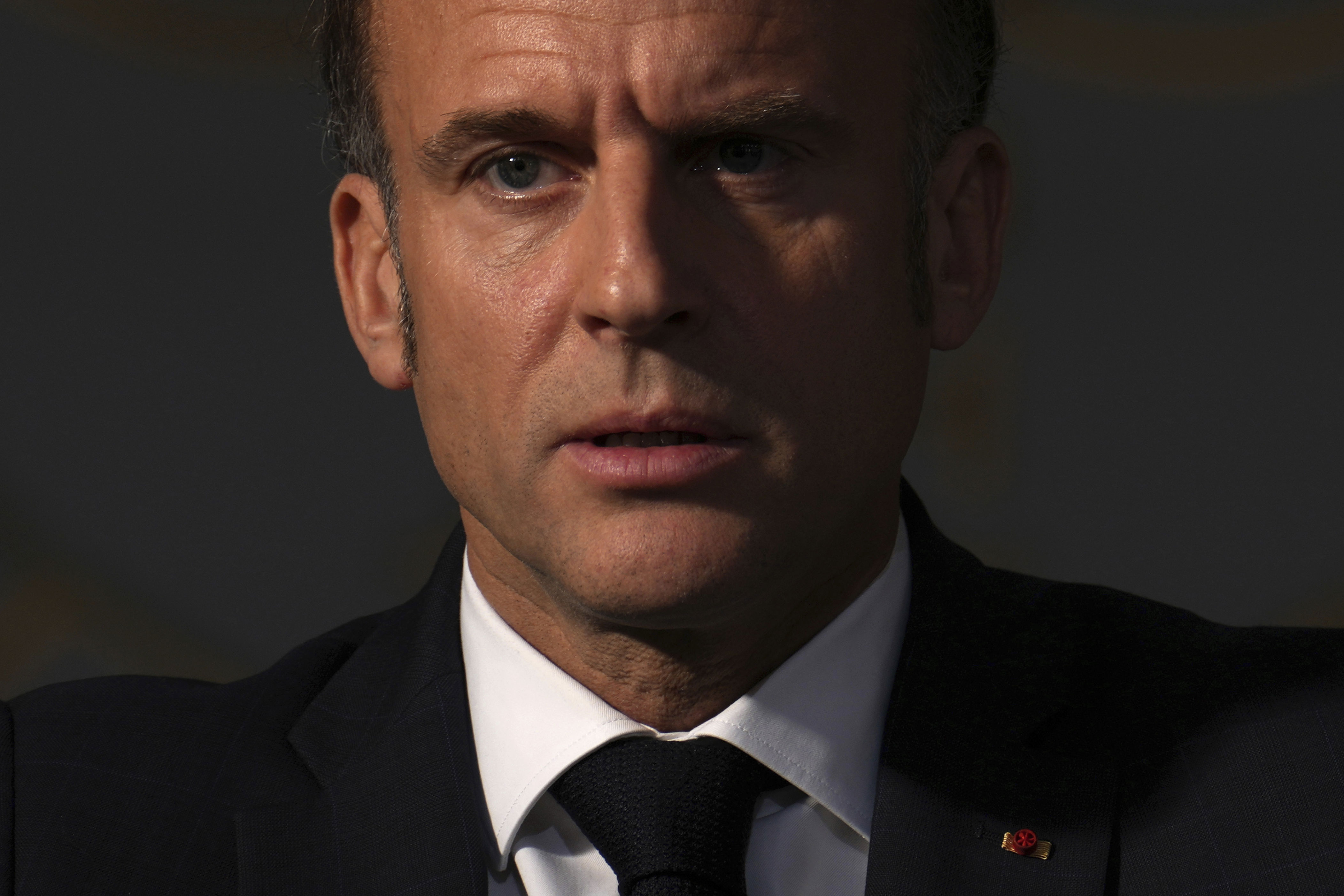 Image for Macron Declares Ukraine Frontline as Europe