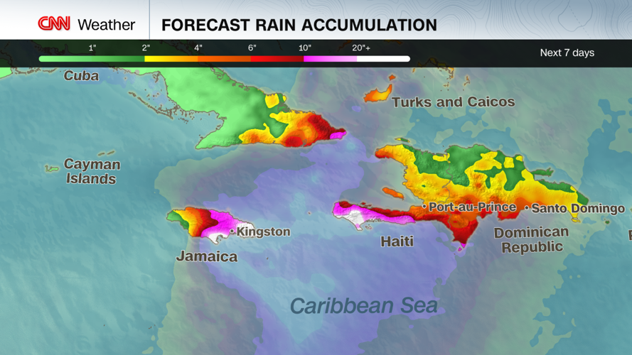 Image for Hurricane Melissa forecast to become Category 5; seek shelter in Jamaica
