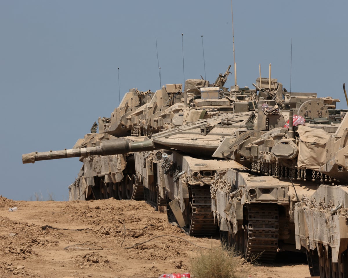 Image for IDF artillery targets Deir AlBalah as airstrikes hit northern Gaza