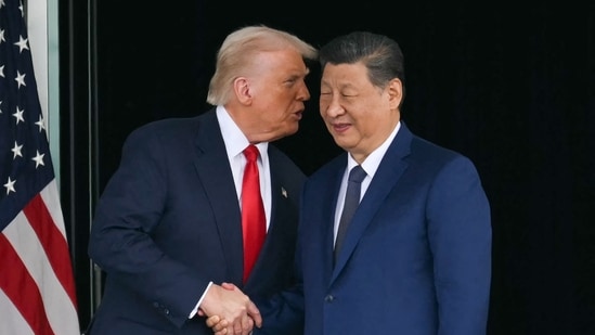 Image for Trump calls meeting with Xi
