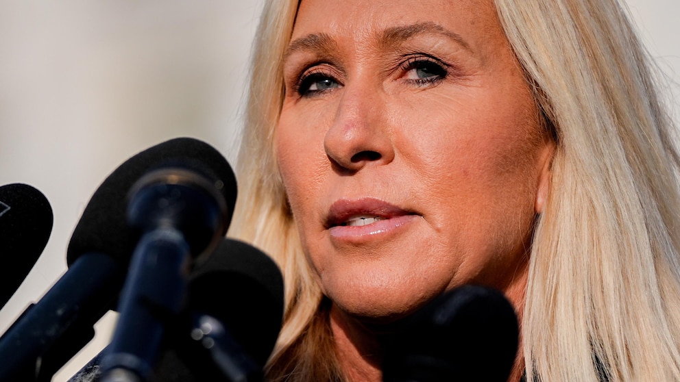 Image for Marjorie Taylor Greene says common Americans hold real power over Washington