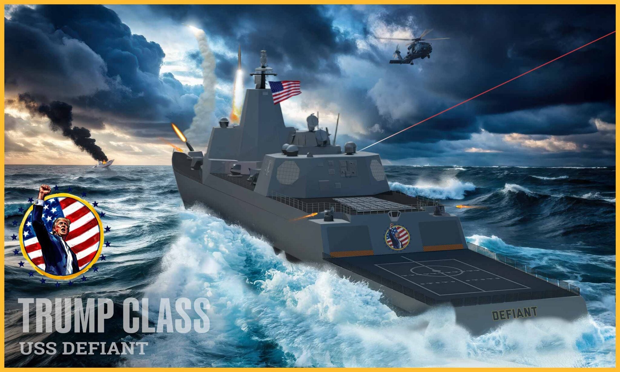 Image for United States Announces New Battleship USS Defiant